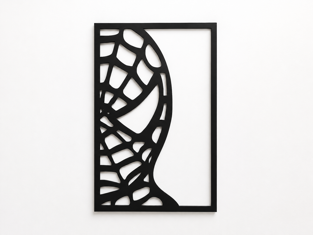 Décoration Murale Abstraite en Métal 60*39cm