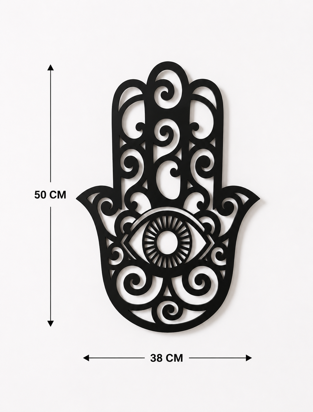 Main de Fatma en Métal 38*50cm